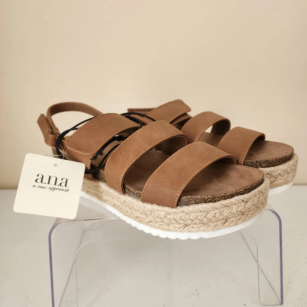 A.N.A Espadrille Spring and Summer Platform Sandles | Size 6.5